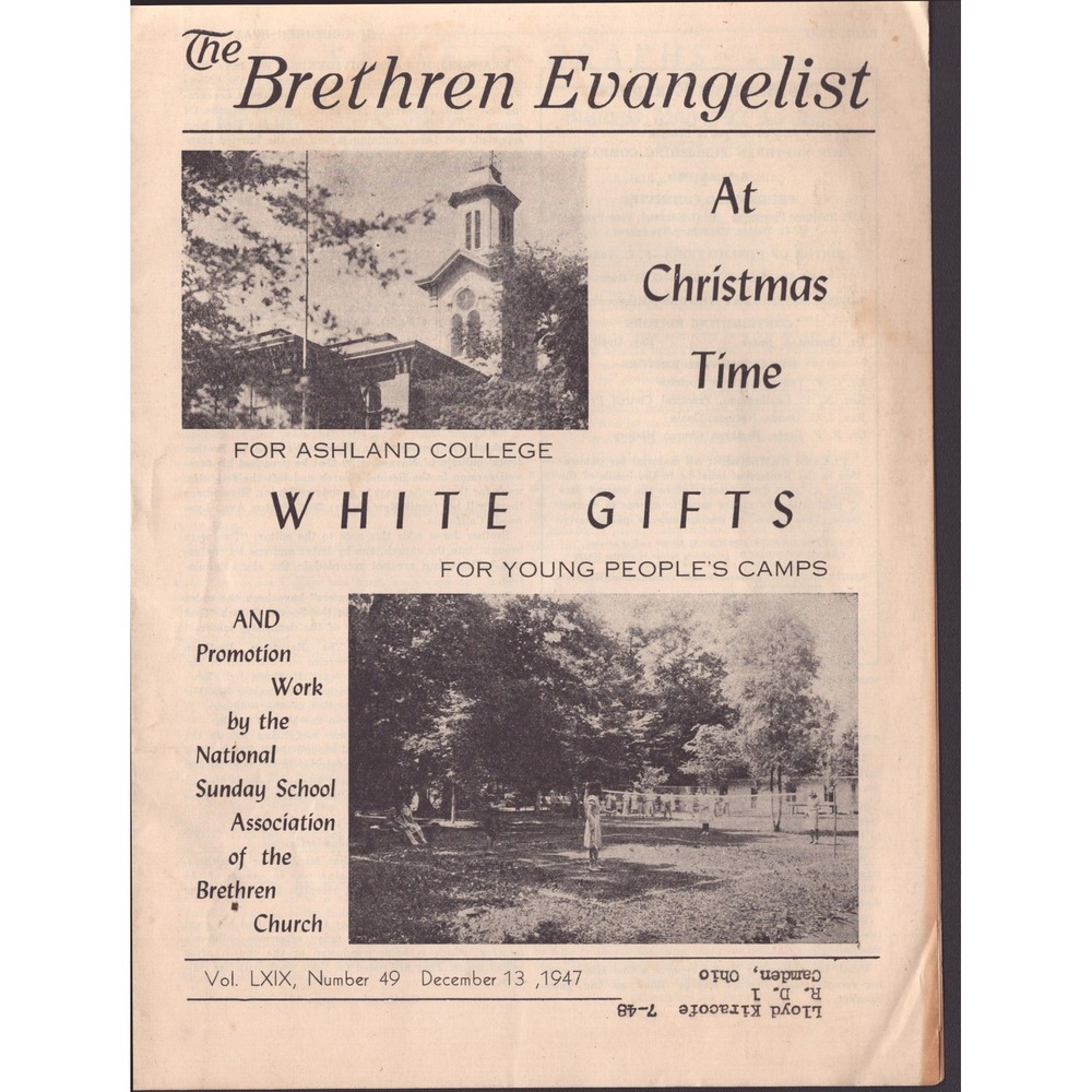 Vintage Brethren Church Magazine Lot 1940s-1960s Evangelist Womans Outlook Bible - Picture 2 of 13
